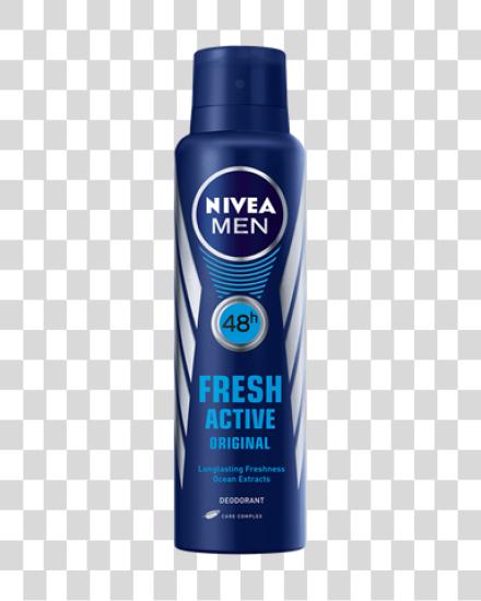 Download Nivea hombres fresco activo original desodorante aerosol PNG file