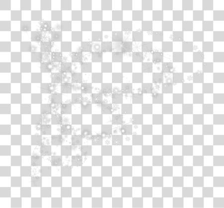 Download Sparkling Snowflake Design with Shimmering Effect Cutout PNG file