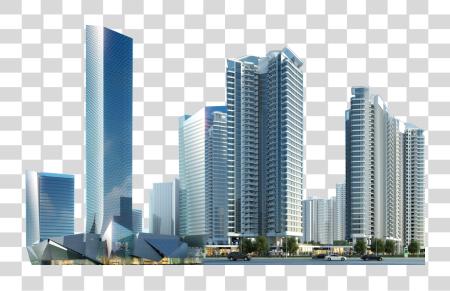 Download Modern Skyscrapers y urbano Architecture Insights PNG file