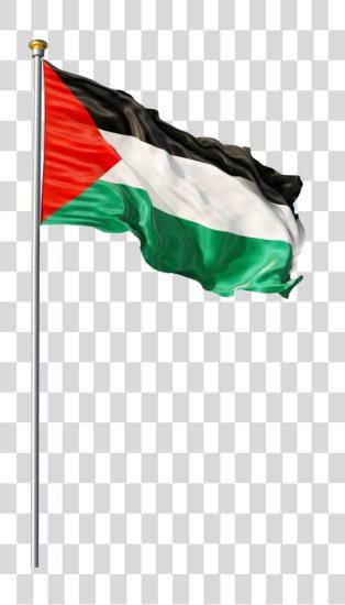 Download Palestina bandera saludando PNG file