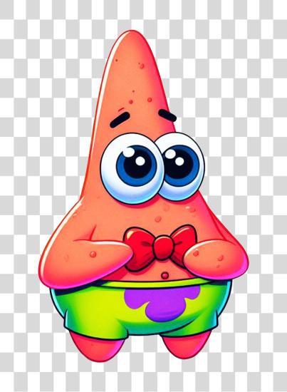 Download Patrick Star Felling in Love PNG file