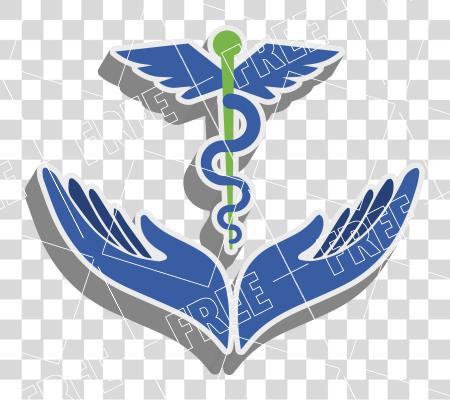 Download pharmacy logo with hands PNG file