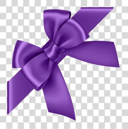 Download large elegant purple bow PNG file