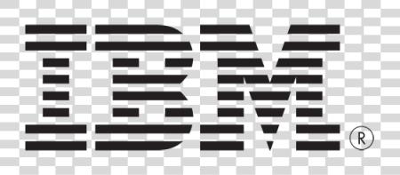 下载 IBM 黑色 Logo PNG file