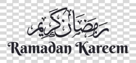 Download Ramadán Kareem caligrafía PNG file