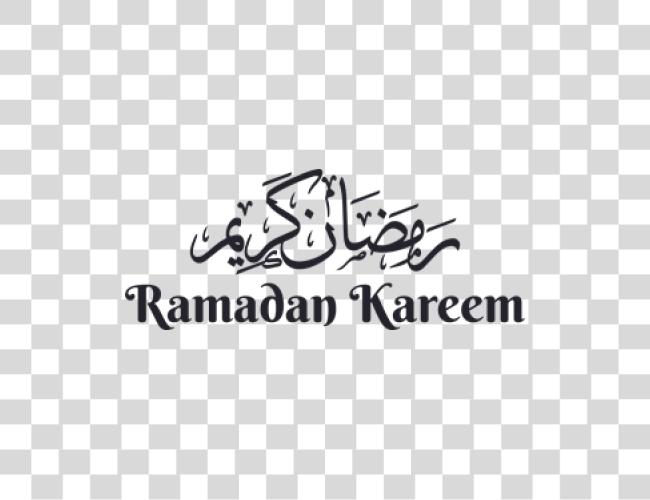 Download Ramadan Kareem Calligraphy Clip Art