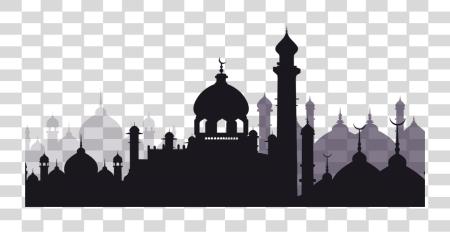 下载 齋月 水彩 画 Castle Mosque PNG file