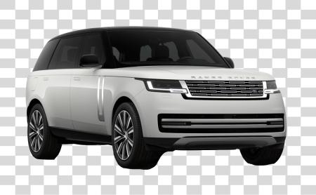 Download luxurious blanco Range Rover suv PNG file