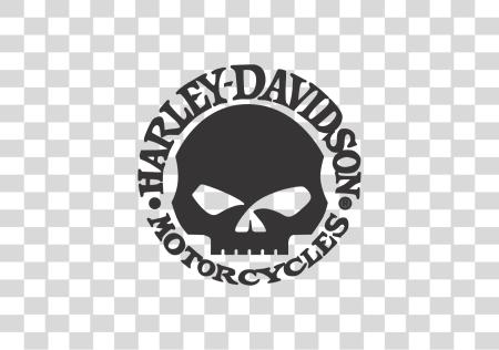 下载 Harley Davidson Logo Skull PNG file