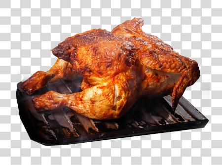 Download roasted chicken  PNG file