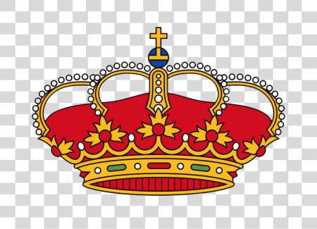 Download Royal Crown with Cross and Pearls PNG file