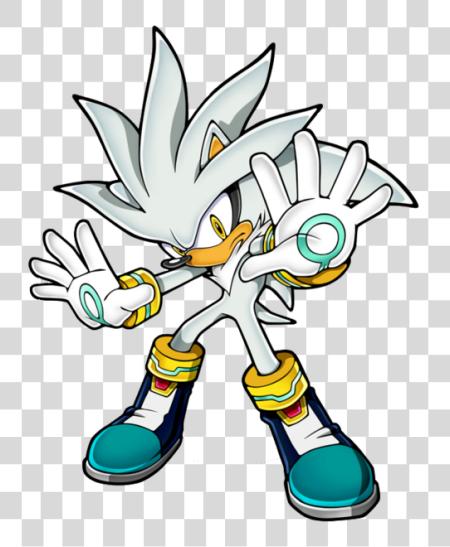 Download Silver the Hedgehog in Sonic Franchise Games PNG file