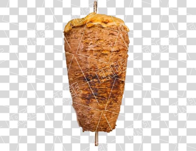 Download vertical rotisserie shawarma cone Clip Art