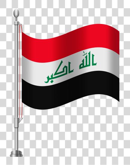 Download Simple Iraq Flag Graphic Design PNG file