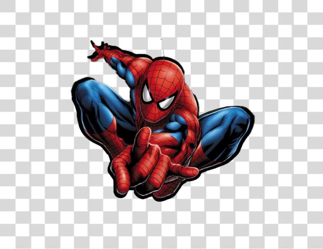 Download spider man swinging through the air Clip Art