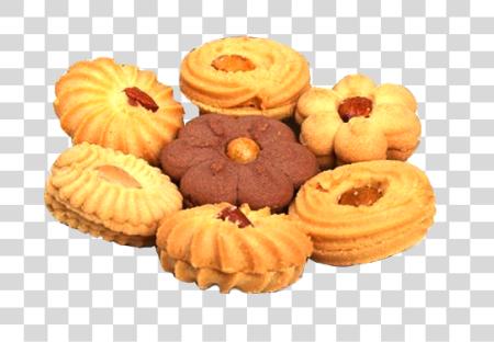 Download variety of small sweet cookies PNG file