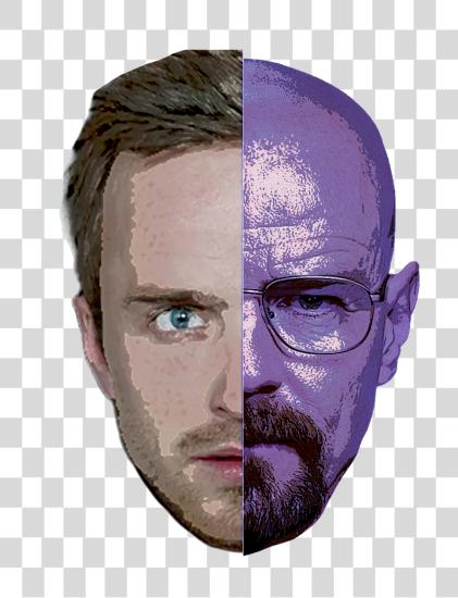 Download rompiendo malo personajes walter blanco y jesse pinkman PNG file