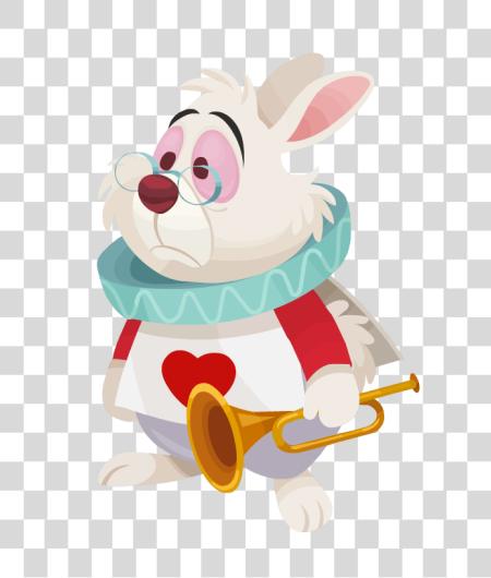 Download Alice in Wonderland White Rabbit  PNG file