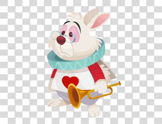 Download Alice in Wonderland White Rabbit  Clip Art