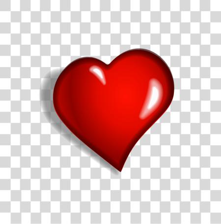 Download Red Heart Icon Love Symbol Romantic Graphic File PNG file