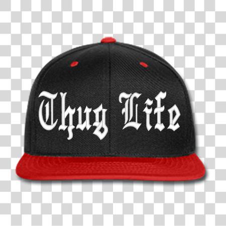 下载 Thug Life 黑色 帽子 PNG file