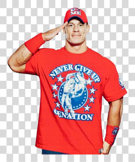 Download John Cena Red Shirt PNG file