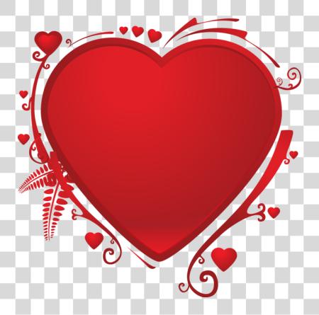 Download Red Heart Love Symbol Romantic Design Illustration File PNG file