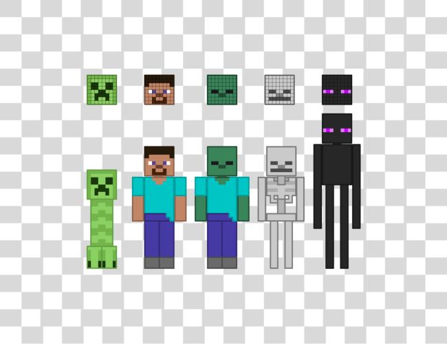 Download Minecraft vector personaje personajes de Minecraft Clip arte