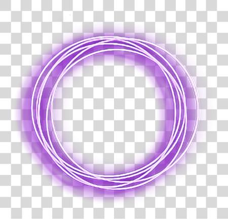 Download marco morado neon circles cool Circulo Neon PNG file