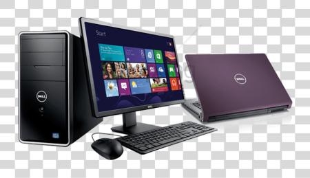 Download Dell Desktop Image With 6th Generation Of Computer PNG file