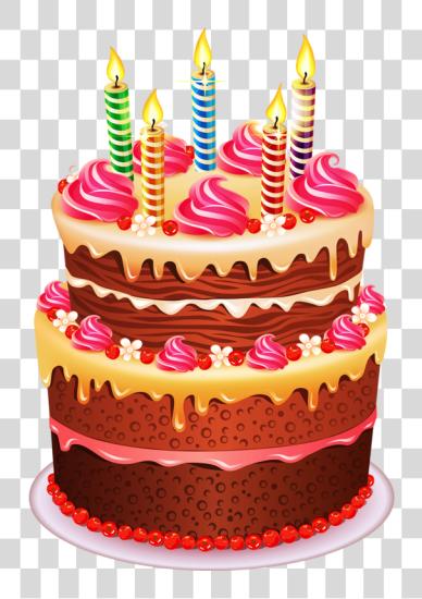 Download Page 2 Birthday Cake Vector Happy Birthday Chocolate Cake PNG file