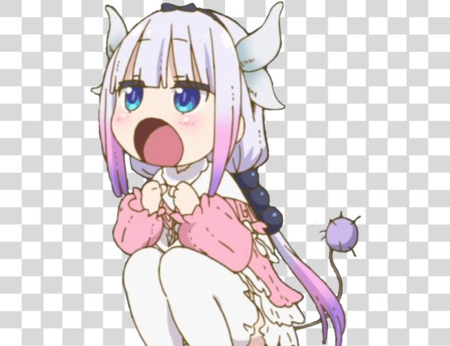 Download Dragon Maid Kanna Eating Clip Art