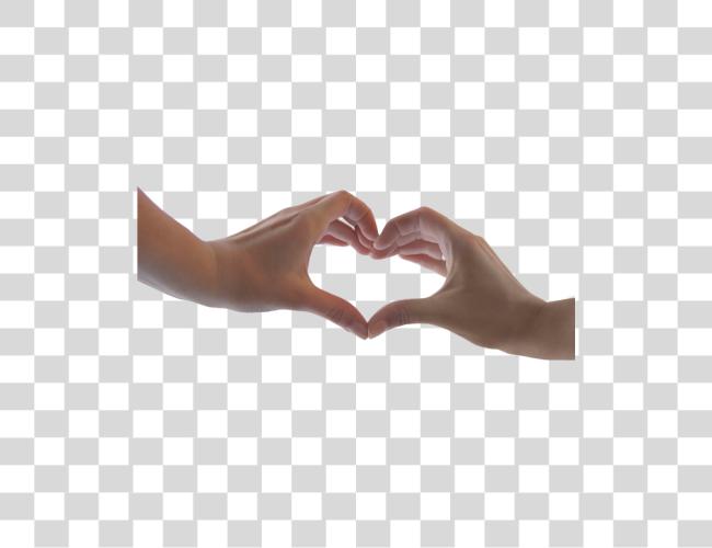 Download Heart With Hands Image Hands In A Heart Clip Art