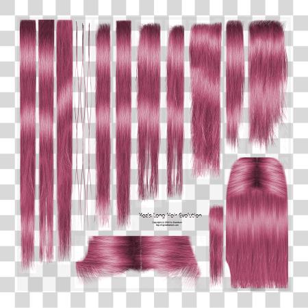 Download Hair Texture Long Hair With Texture PNG file