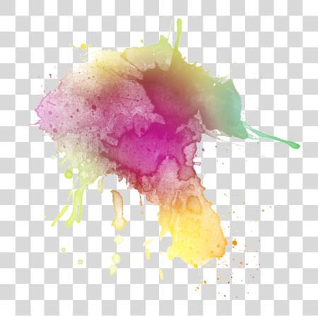 下载 水彩 Splash Watercolour Paint Splash 筆記本 绿色 水彩 Paint Splatter PNG file