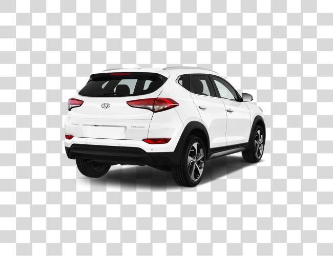 Download hyundai Tucson compañía coche Rear ángulo vista hyundai Tucson Rear Clip arte