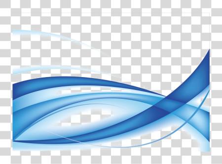 Download Abstract Wave Blue Curvy Line PNG file