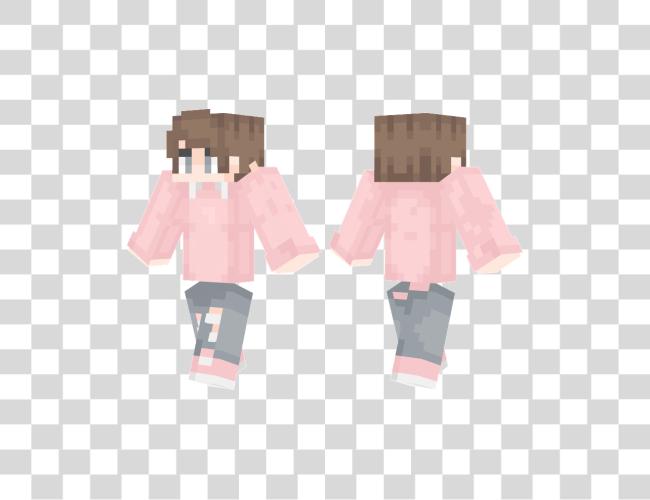 Download Pink Boy Minecraft Pink Hair Boy Skin Clip Art