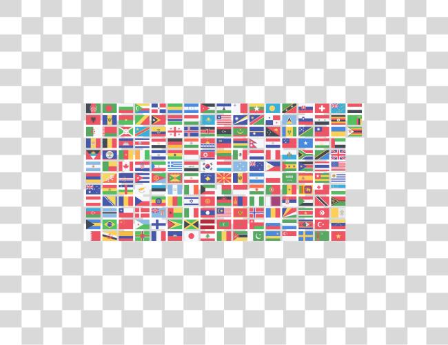 Download Big Image All Countries Flag Clip Art