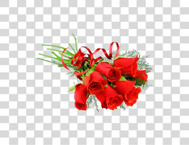 Download 5 Red Roses Bouquet Flower Bouquet Clip Art