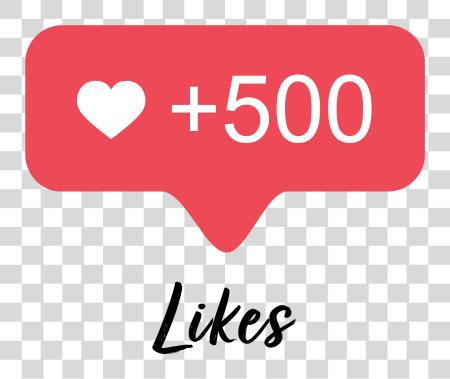 Download 500 Instagram Photo Likes 500 Likes Instagram PNG file