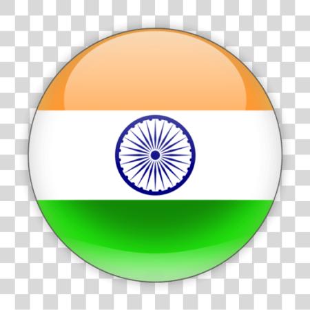 下载 Flags India 旗 Circle PNG file