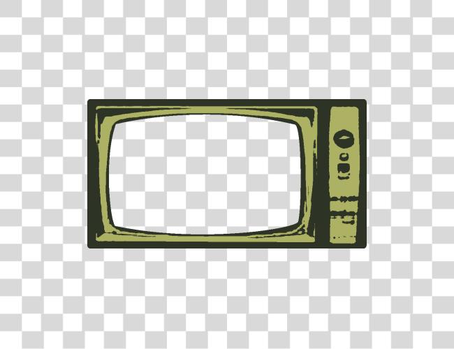 Download Tv Overlay Overlay Old Tv Frame Clip Art