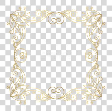 Download oro Border marco Photo Paisley Border PNG file