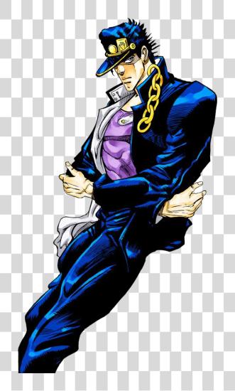 Download Jotaro Kujo Stardust Crusaders Jojos Bizarre aventura Jotaro Kujo manga PNG file