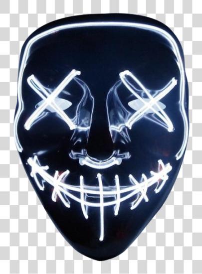 Download 600 X 600 2 Led Purge Mask White PNG file