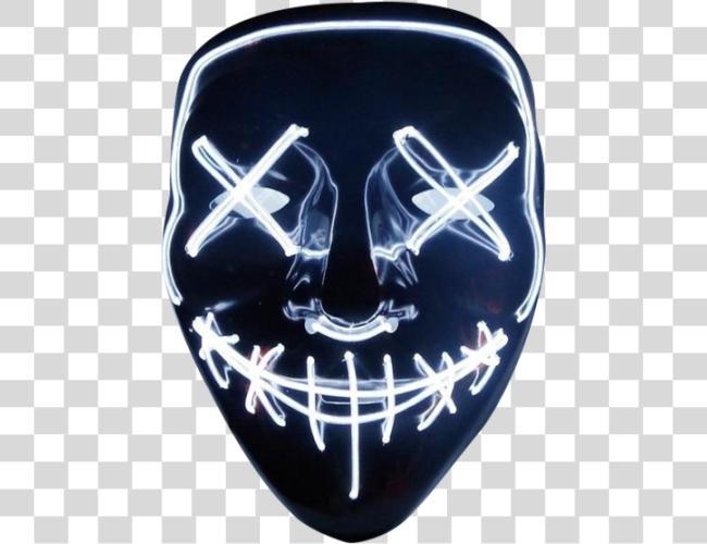 Download 600 X 600 2 Led Purge Mask White Clip Art