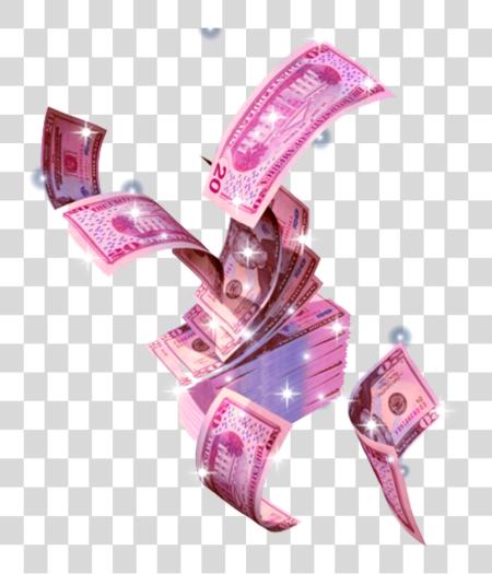 تحميل وردي pinktheme pinkaesthetic جمالية money sparkles Money Stacks بي ان جي ملف