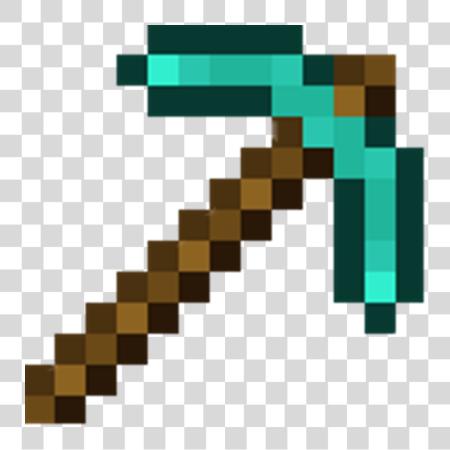 下载 Minecraft Diamante Diamond Picodediamante Colorsplash Minecraft Diamond Pickaxe PNG file