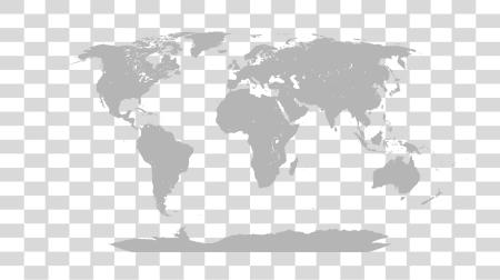 Download Simple World Map PNG file